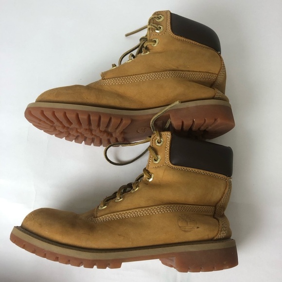 Timberland Women's Boots Wheat color #12909 6-inch waterproof Boot - Picture 6 of 8